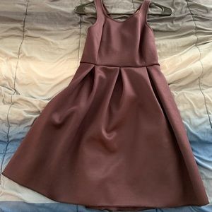 Dark purple sleeveless dress
